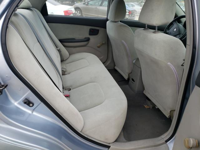 Photo 6 from auction – 2005 KIA SPECTRA LX with VIN KNAFE121855158634