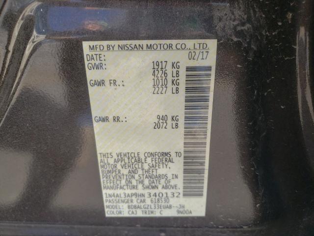 Photo 10 from auction – 2017 NISSAN ALTIMA 2.5 with VIN 1N4AL3AP9HN340132