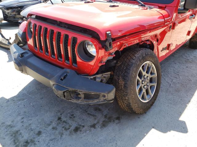 Photo 9 from auction – 2020 JEEP GLADIATOR with VIN 1C6HJTAG2LL214575