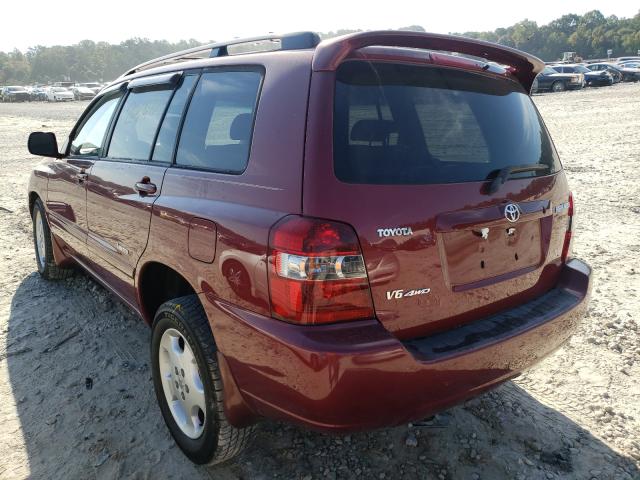 Photo 3 from auction – 2007 TOYOTA HIGHLANDER with VIN JTEEP21A770217426