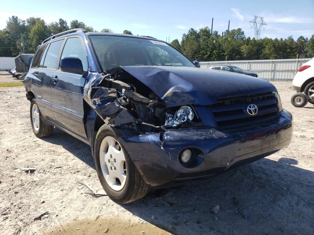 TOYOTA HIGHLANDER 2006 with VIN JTEDP21A860124313 - Photo from auction