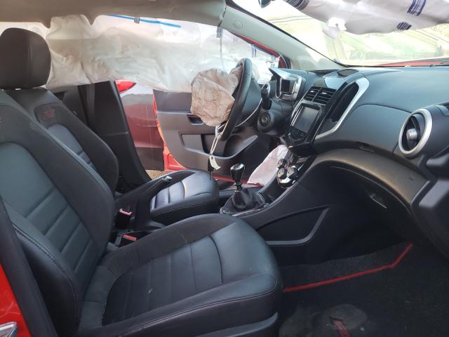 Photo 5 from auction – 2016 CHEVROLET SONIC RS with VIN 1G1JH6SB3G4135709