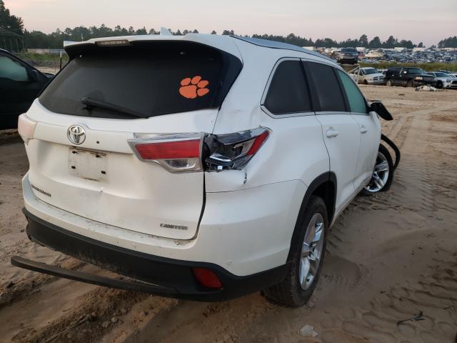Photo 4 from auction – 2016 TOYOTA HIGHLANDER with VIN 5TDYKRFH2GS133347