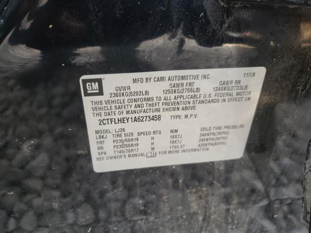 Photo 10 from auction – 2010 GMC TERRAIN SL with VIN 2CTFLHEY1A6273458