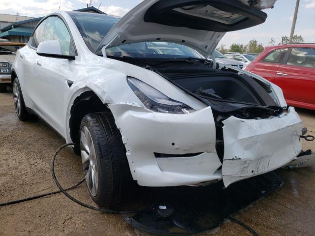 TESLA MODEL Y 2021 with VIN 5YJYGDEE7MF245282 - Photo from auction