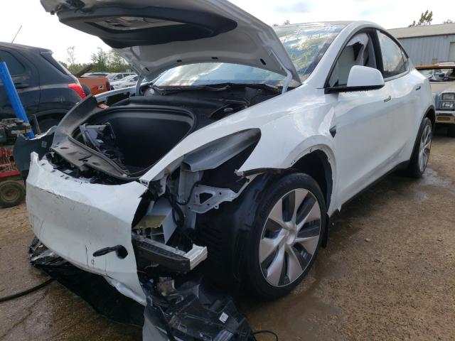 Photo 2 from auction – 2021 TESLA MODEL Y with VIN 5YJYGDEE7MF245282