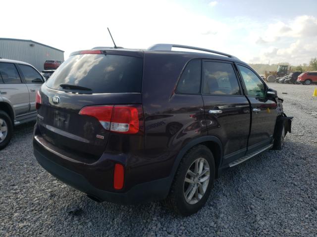 Photo 4 from auction – 2014 KIA SORENTO LX with VIN 5XYKTDA75EG426223