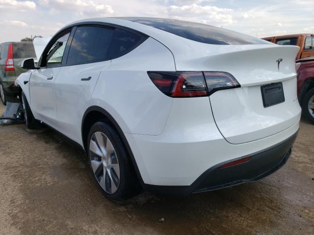 Photo 3 from auction – 2021 TESLA MODEL Y with VIN 5YJYGDEE7MF245282