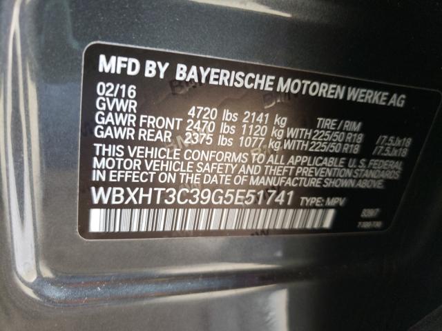 Photo 10 from auction – 2016 BMW X1 XDRIVE2 with VIN WBXHT3C39G5E51741