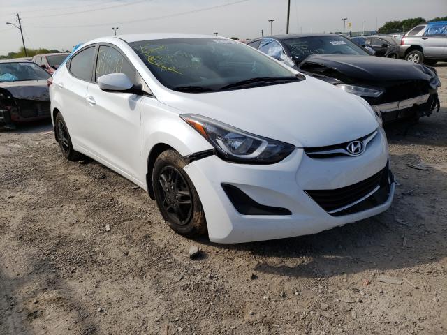 HYUNDAI ELANTRA SE 2016 with VIN 5NPDH4AE1GH758891 - Photo from auction