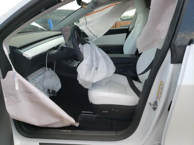 Photo 5 from auction – 2021 TESLA MODEL Y with VIN 5YJYGDEE7MF245282