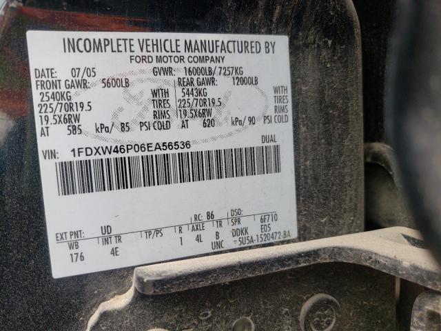 Photo 10 from auction – 2006 FORD F450 SUPER with VIN 1FDXW46P06EA56536