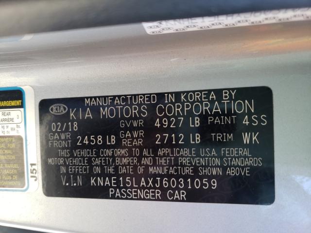 Photo 10 from auction – 2018 KIA STINGER with VIN KNAE15LAXJ6031059