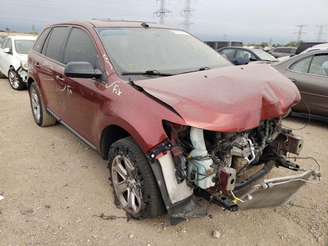 FORD EDGE SEL 2014 with VIN 2FMDK3JC1EBA99483 - Photo from auction