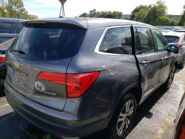Photo 4 from auction – 2016 HONDA PILOT EXL with VIN 5FNYF6H54GB080144