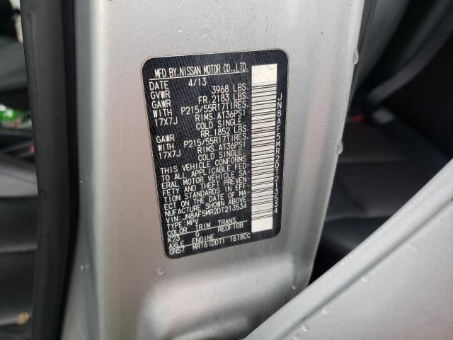 Photo 10 from auction – 2013 NISSAN JUKE S with VIN JN8AF5MR2DT213534