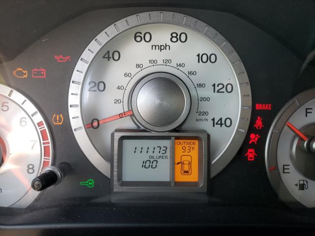 Photo 8 from auction – 2009 HONDA PILOT EXL with VIN 5FNYF385X9B000668