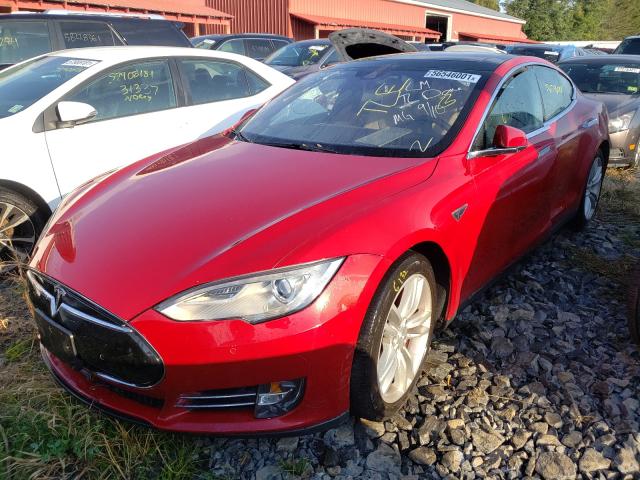 Photo 2 from auction – 2015 TESLA MODEL S P8 with VIN 5YJSA1H47FF094651