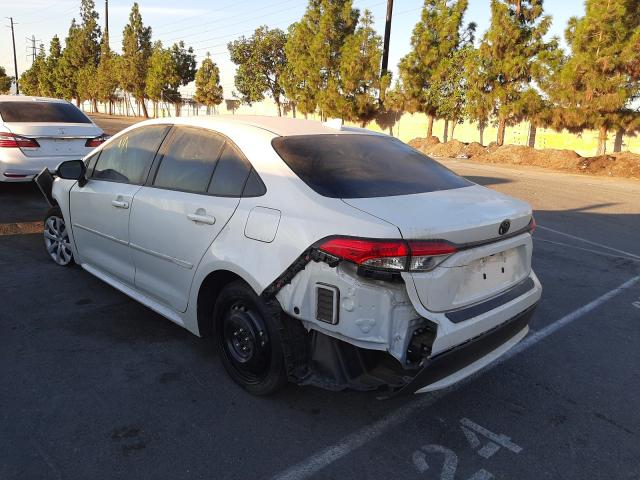 Photo 3 from auction – 2021 TOYOTA COROLLA LE with VIN JTDEPMAE4MJ132181
