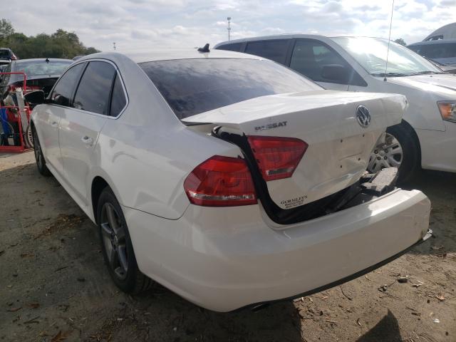 Photo 3 from auction – 2012 VOLKSWAGEN PASSAT SE with VIN 1VWBP7A31CC028430