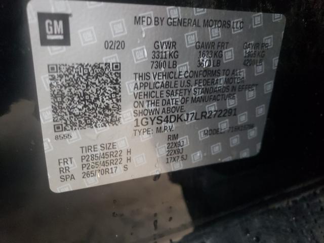 Photo 10 from auction – 2020 CADILLAC ESCALADE P with VIN 1GYS4DKJ7LR272291