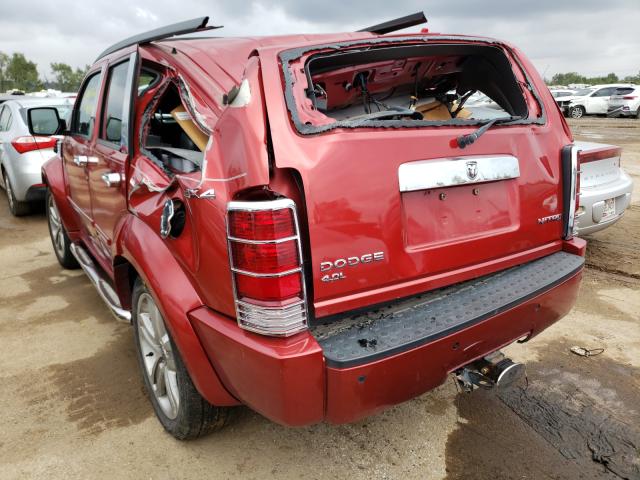 Photo 3 from auction – 2010 DODGE NITRO SHOC with VIN 1D4PU7GXXAW163724