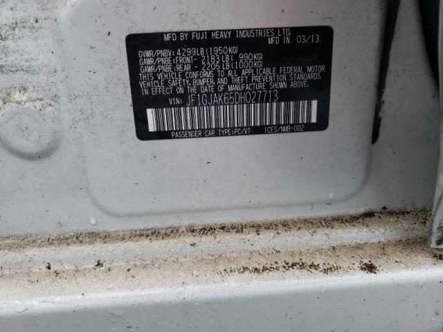 Photo 10 from auction – 2013 SUBARU IMPREZA LI with VIN JF1GJAK65DH027713