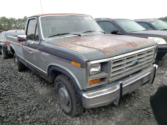 FORD F150 1986 with VIN 1FTDF15Y6GNB43830 - Photo from auction