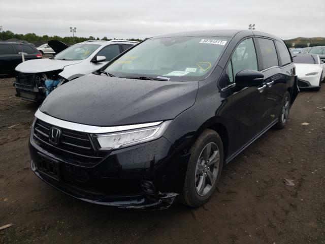 Photo 2 from auction – 2022 HONDA ODYSSEY EX with VIN 5FNRL6H50NB005709