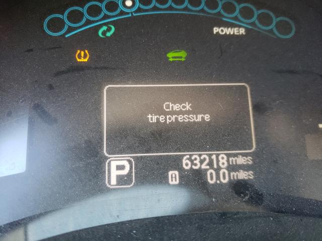 Photo 8 from auction – 2013 NISSAN LEAF S with VIN 1N4AZ0CP1DC422789
