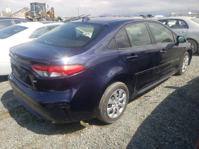 Photo 4 from auction – 2021 TOYOTA COROLLA LE with VIN JTDEPMAE6MJ156885