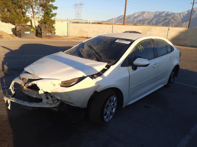 Photo 2 from auction – 2021 TOYOTA COROLLA LE with VIN JTDEPMAE4MJ132181