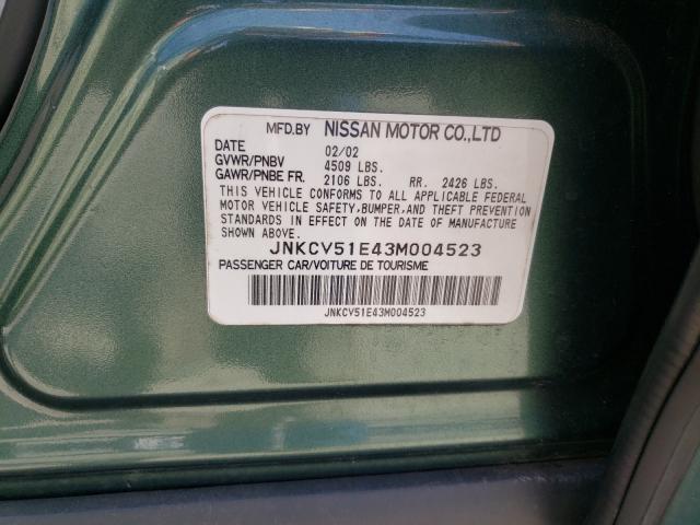 Photo 10 from auction – 2003 INFINITI G35 with VIN JNKCV51E43M004523