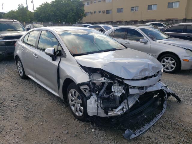 TOYOTA COROLLA LE 2021 with VIN JTDEPMAE1MJ126239 - Photo from auction