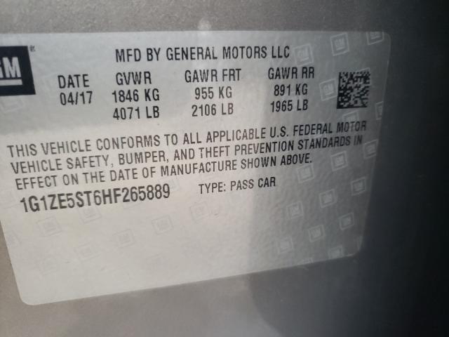 Photo 10 from auction – 2017 CHEVROLET MALIBU LT with VIN 1G1ZE5ST6HF265889