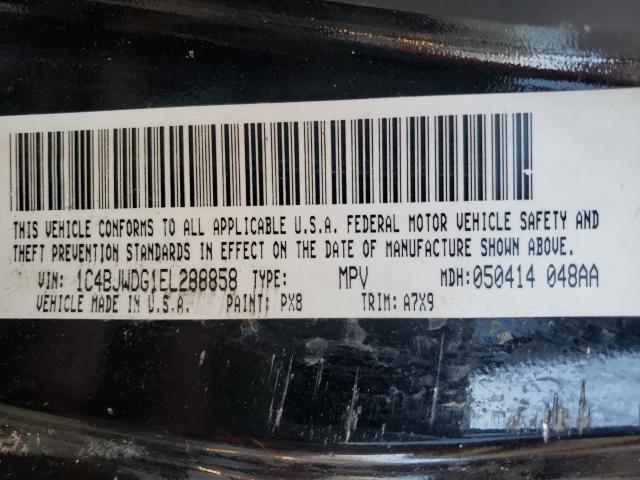 Photo 10 from auction – 2014 JEEP WRANGLER with VIN 1C4BJWDG1EL288858
