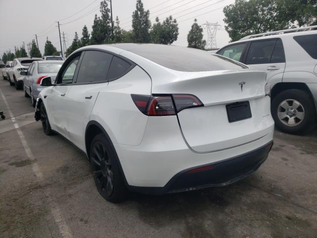 Photo 3 from auction – 2021 TESLA MODEL Y with VIN 5YJYGDEE8MF228460