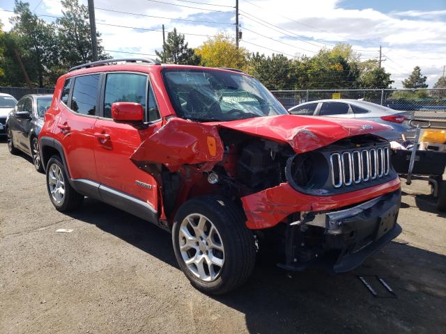 JEEP RENEGADE L 2015 with VIN ZACCJBBT0FPB56604 - Photo from auction