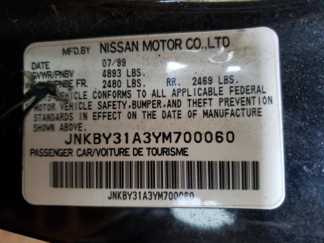 Photo 10 from auction – 2000 INFINITI QX4 with VIN JNKBY31A3YM700060