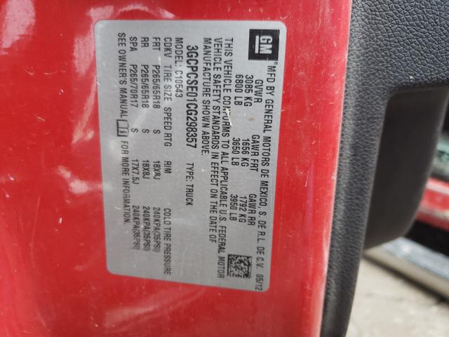 Photo 10 from auction – 2012 CHEVROLET SILVERADO with VIN 3GCPCSE01CG298357