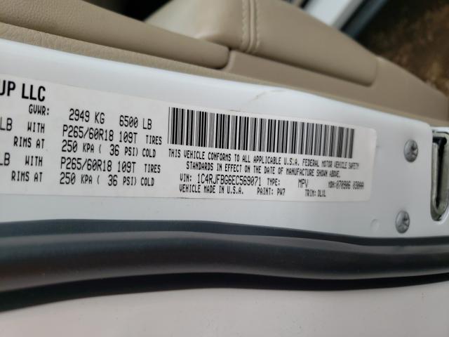Photo 10 from auction – 2014 JEEP GRAND CHER with VIN 1C4RJFBG6EC569071