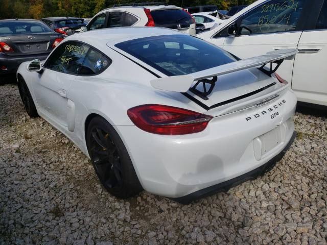 Photo 3 from auction – 2016 PORSCHE CAYMAN GT4 with VIN WP0AC2A83GK192086