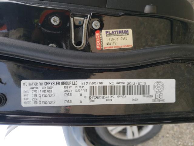 Photo 10 from auction – 2012 DODGE JOURNEY SE with VIN 3C4PDCAB2CT319749
