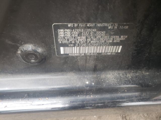Photo 10 from auction – 2009 SUBARU IMPREZA 2. with VIN JF1GH61629H815107