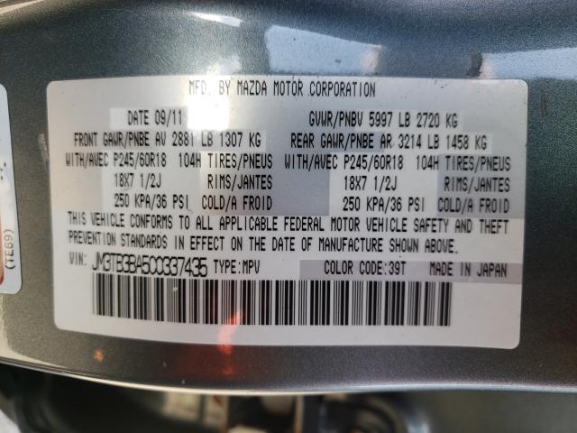 Photo 10 from auction – 2012 MAZDA CX-9 with VIN JM3TB3BA5C0337435