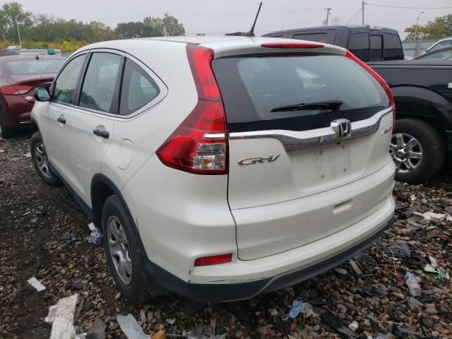 Photo 3 from auction – 2015 HONDA CR-V LX with VIN 5J6RM4H37FL025030