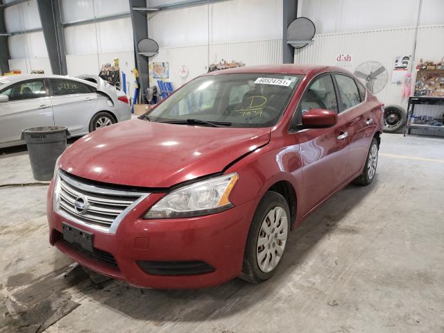 Photo 2 from auction – 2014 NISSAN SENTRA S with VIN 3N1AB7AP1EL697839