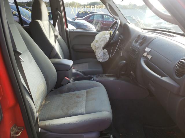 Photo 5 from auction – 2005 JEEP LIBERTY SP with VIN 1J4GL48K55W524133