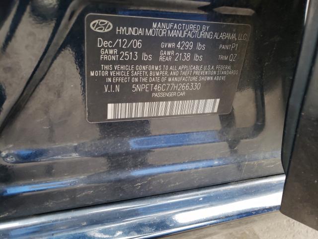 Photo 10 from auction – 2004 HYUNDAI SONATA with VIN 5NPET46C77H266330