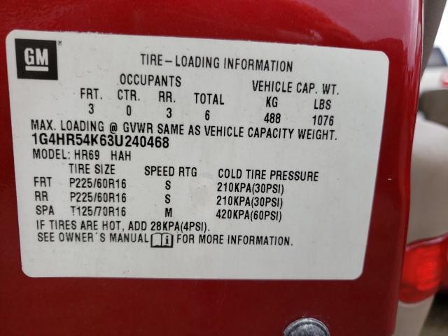 Photo 10 from auction – 2003 BUICK LESABRE LI with VIN 1G4HR54K63U240468